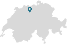 Karte der Schweiz mit Standort Safenwil